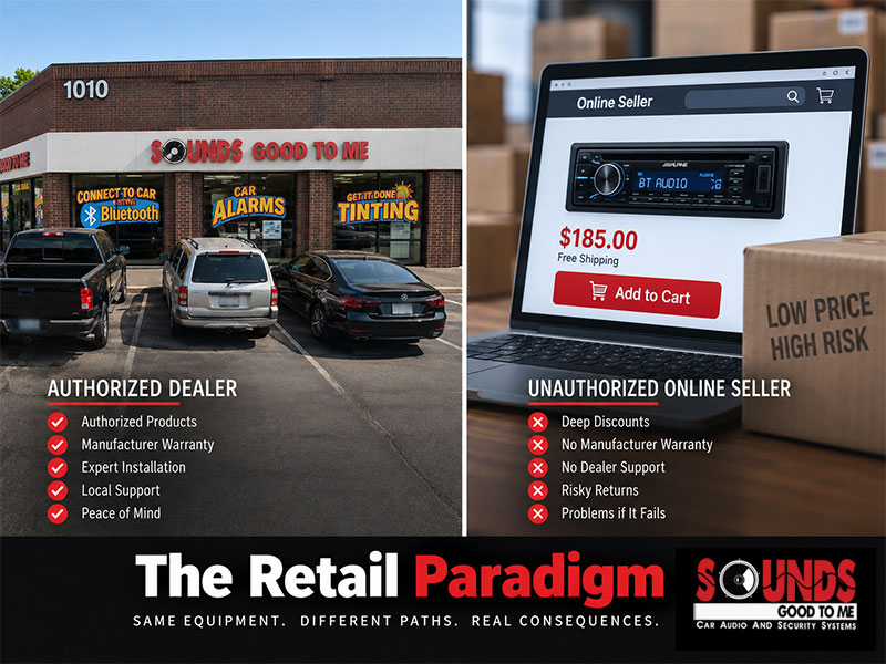 The Retail Paradigm | Authorized vs. Unauthorized Car Audio Dealers