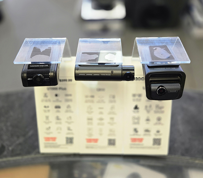 Thinkware U1000 Plus dash cam display at Sounds Good To Me